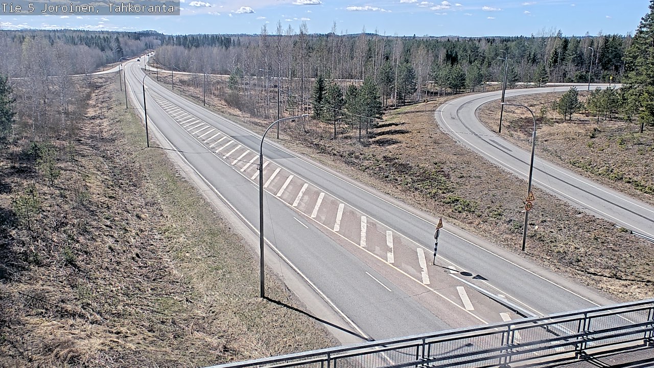 Weather Camera Image Väg 5 Jorois, Tahkoranta, Joroinen, Pohjois-Savo
