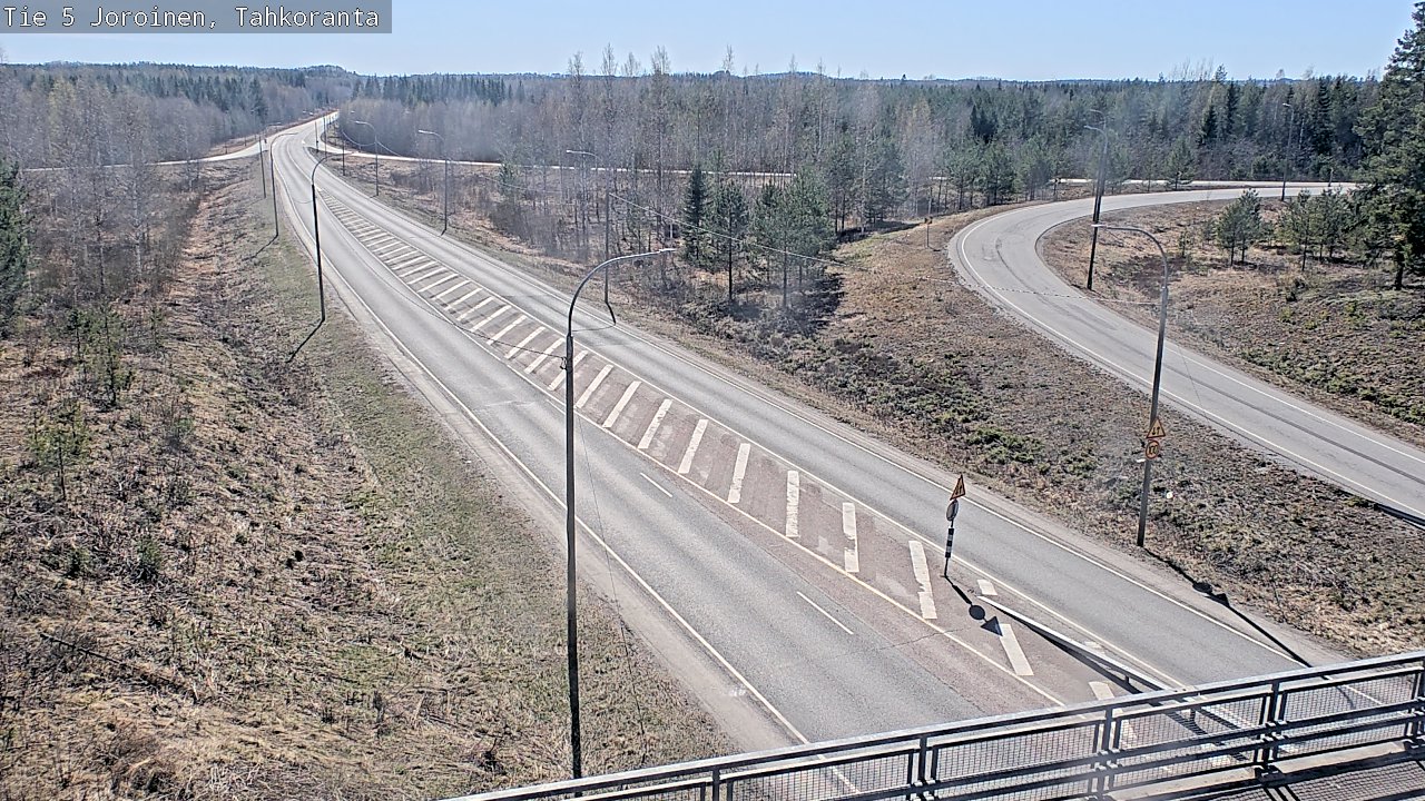 Weather Camera Image Väg 5 Jorois, Tahkoranta, Joroinen, Pohjois-Savo