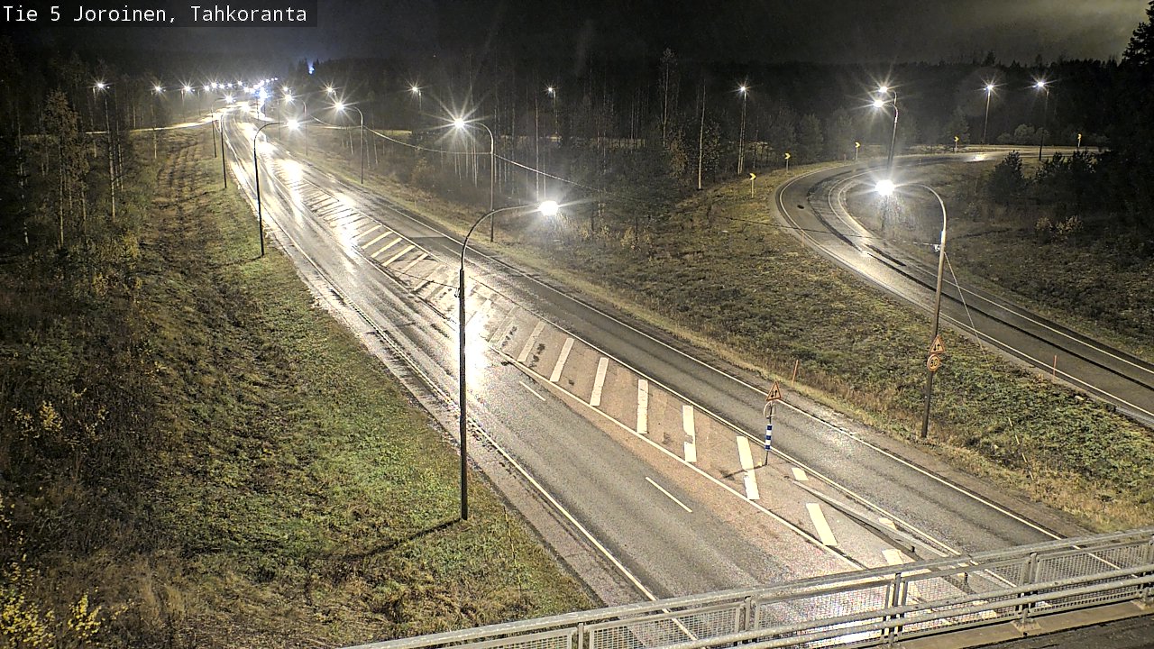 Weather Camera Image Väg 5 Jorois, Tahkoranta, Joroinen, Pohjois-Savo