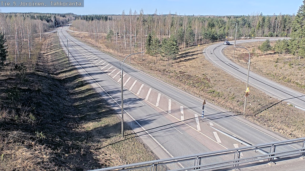 Weather Camera Image Väg 5 Jorois, Tahkoranta, Joroinen, Pohjois-Savo
