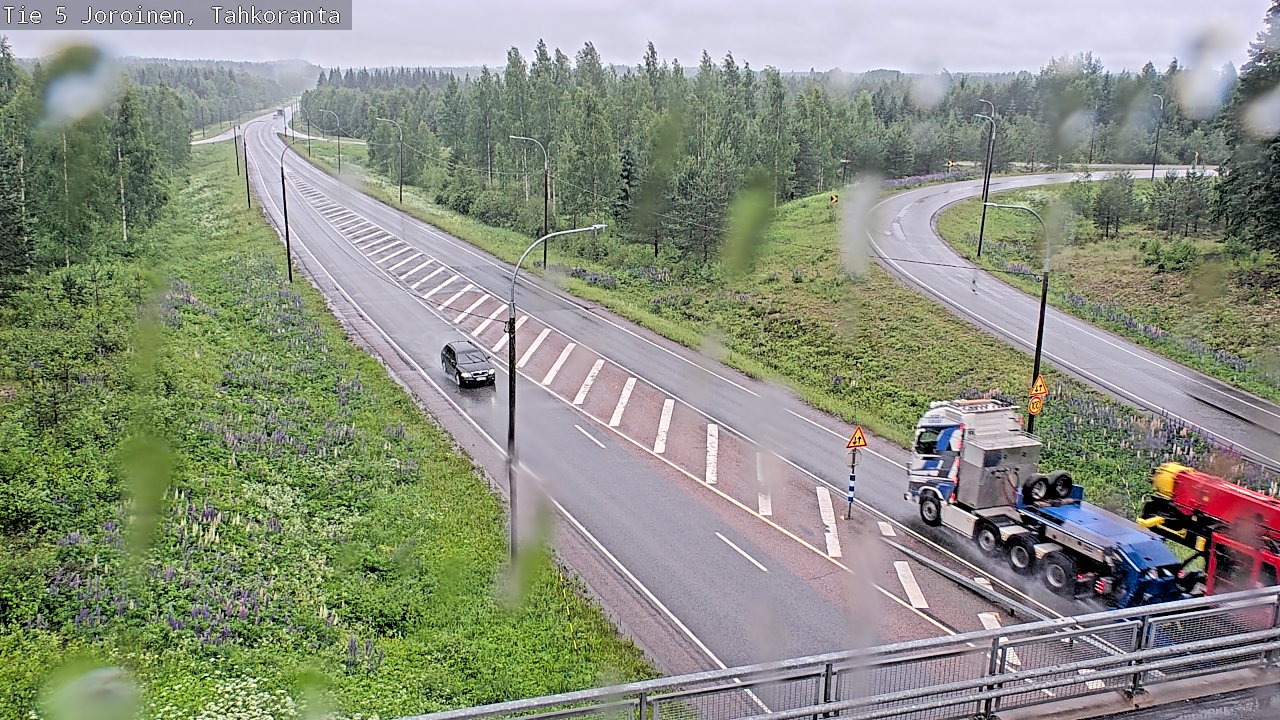 Weather Camera Image Väg 5 Jorois, Tahkoranta, Joroinen, Pohjois-Savo