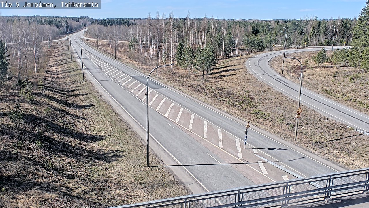 Weather Camera Image Väg 5 Jorois, Tahkoranta, Joroinen, Pohjois-Savo