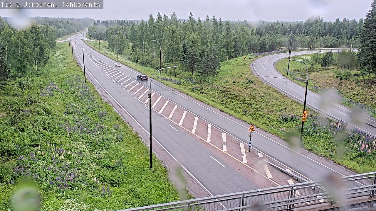 Weather Camera Image Väg 5 Jorois, Tahkoranta, Joroinen, Pohjois-Savo