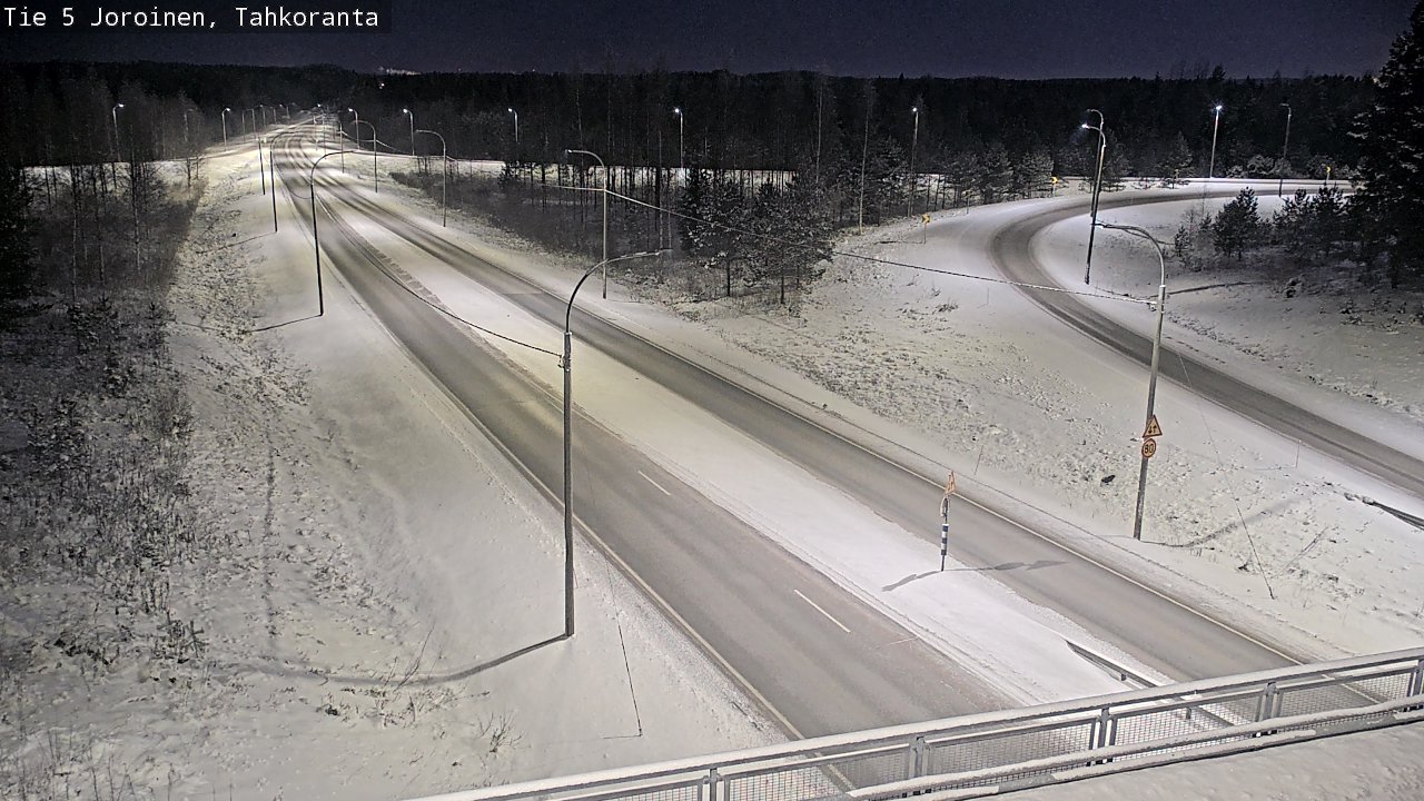 Weather Camera Image Väg 5 Jorois, Tahkoranta, Joroinen, Pohjois-Savo