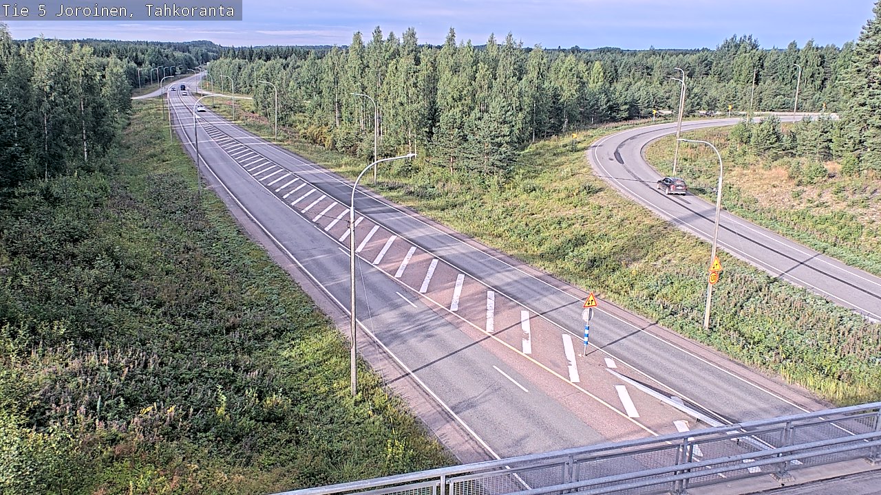 Weather Camera Image Väg 5 Jorois, Tahkoranta, Joroinen, Pohjois-Savo