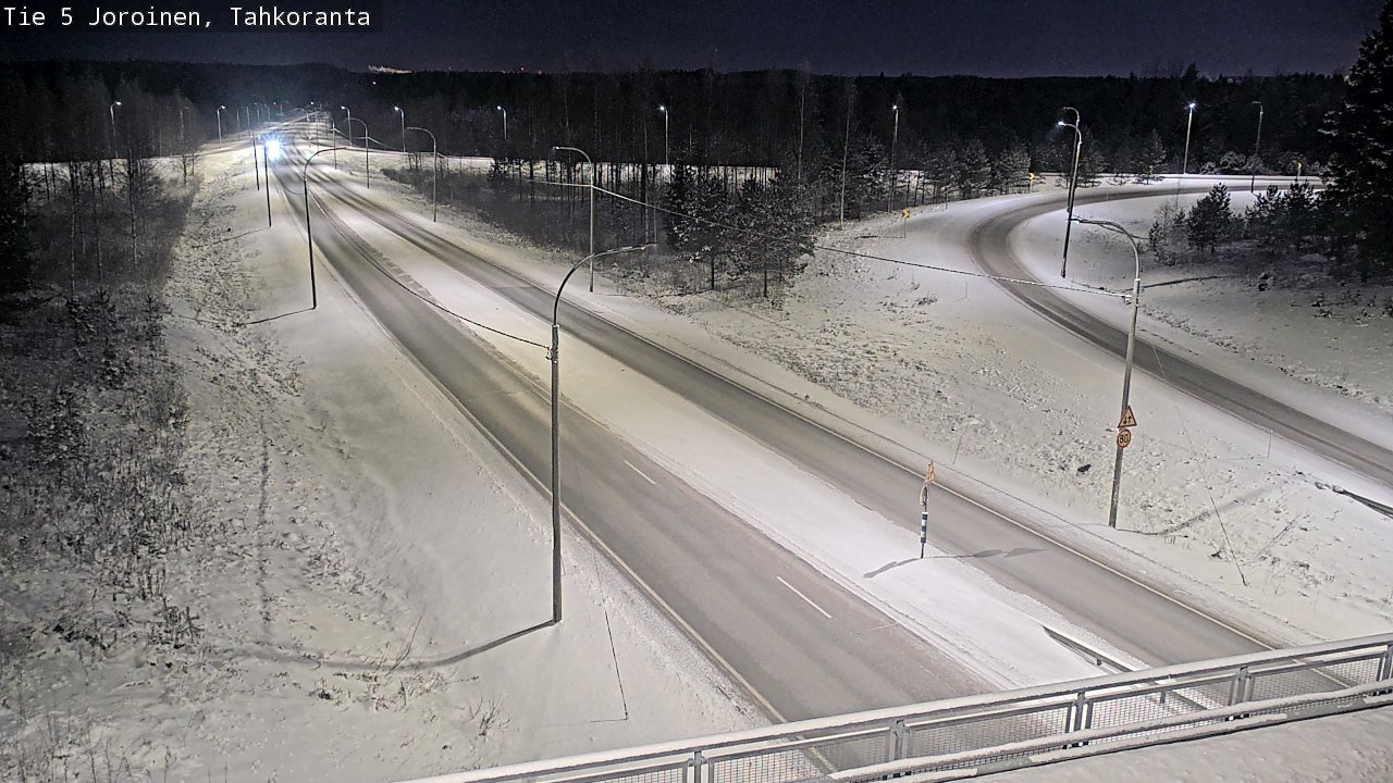 Weather Camera Image Väg 5 Jorois, Tahkoranta, Joroinen, Pohjois-Savo