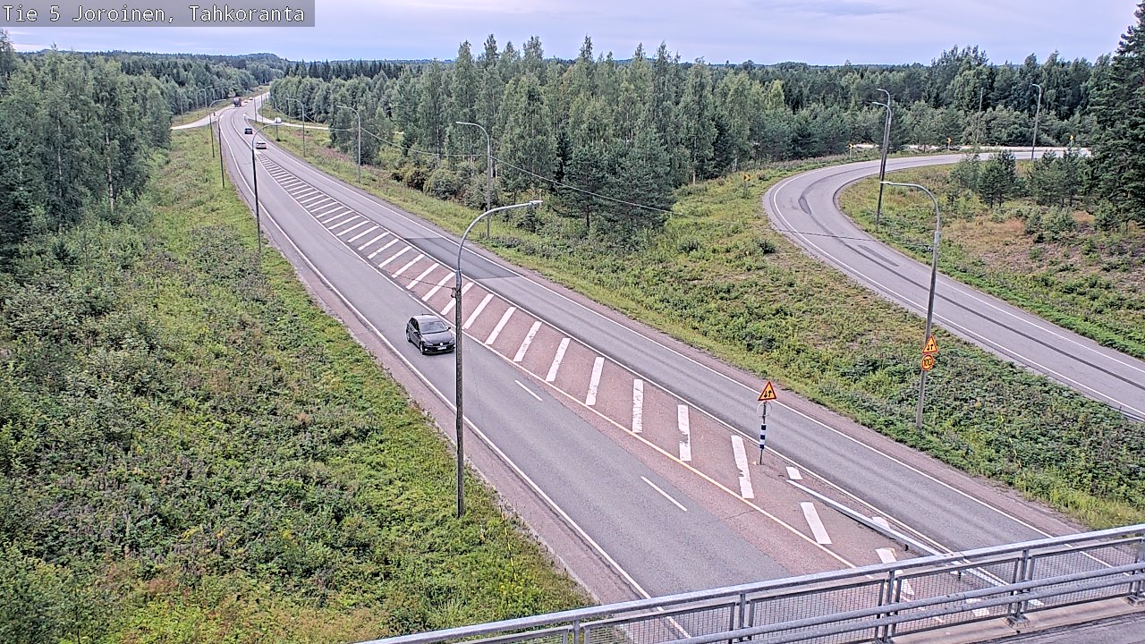 Weather Camera Image Väg 5 Jorois, Tahkoranta, Joroinen, Pohjois-Savo