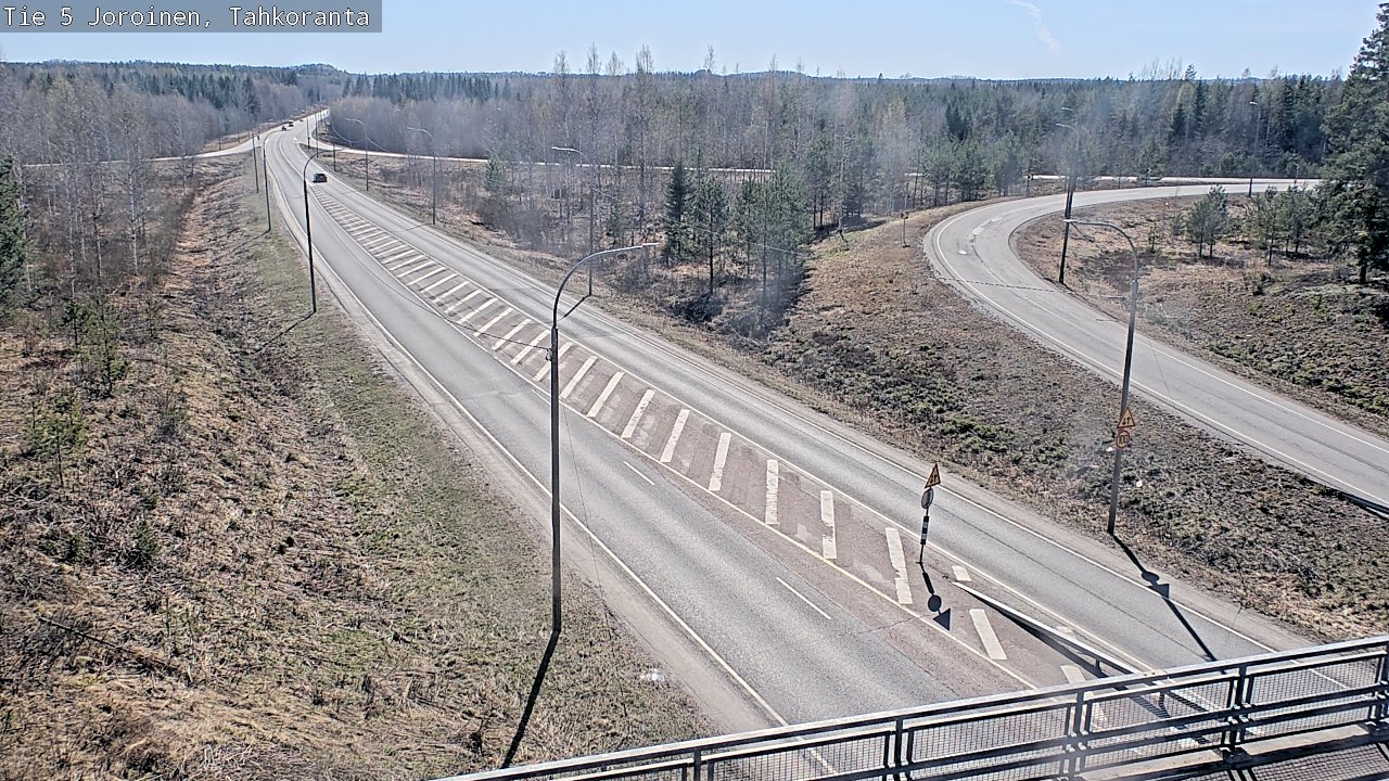 Weather Camera Image Väg 5 Jorois, Tahkoranta, Joroinen, Pohjois-Savo