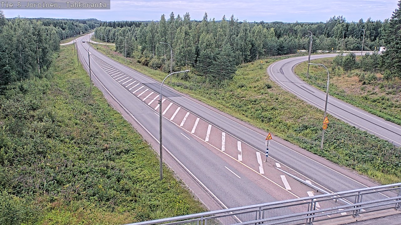 Weather Camera Image Väg 5 Jorois, Tahkoranta, Joroinen, Pohjois-Savo