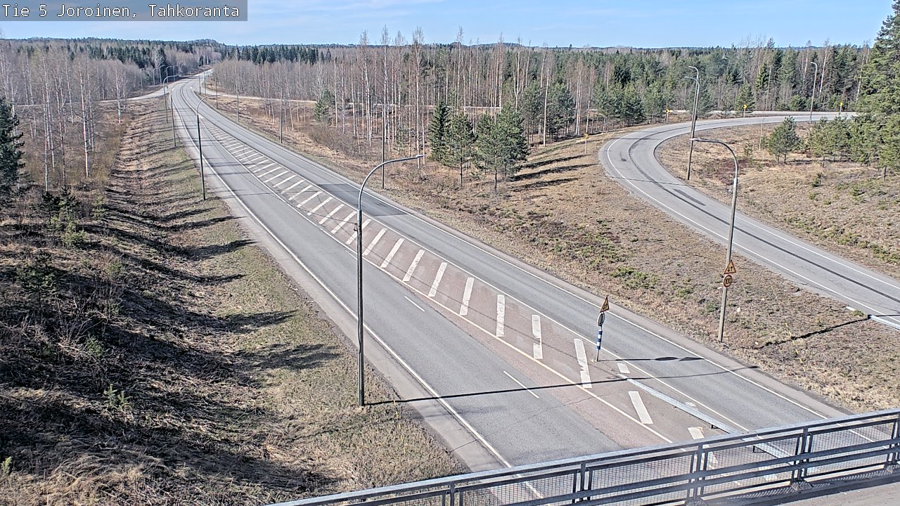 Weather Camera Image Väg 5 Jorois, Tahkoranta, Joroinen, Pohjois-Savo