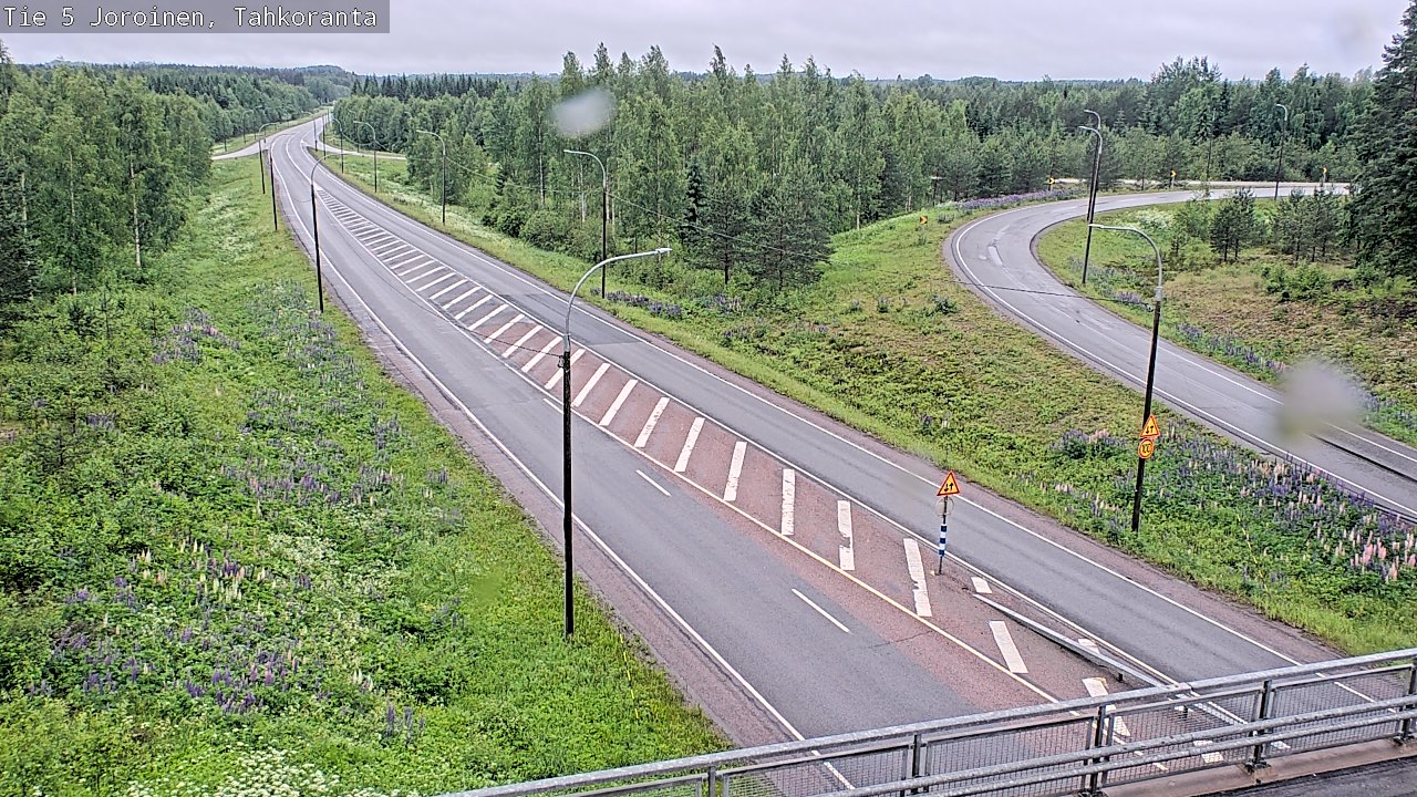 Weather Camera Image Väg 5 Jorois, Tahkoranta, Joroinen, Pohjois-Savo