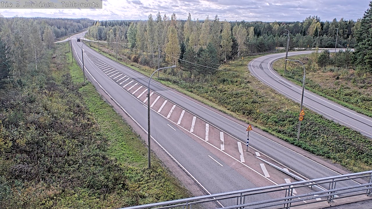 Weather Camera Image Road 5 Joroinen, Tahkoranta, Joroinen, Pohjois-Savo