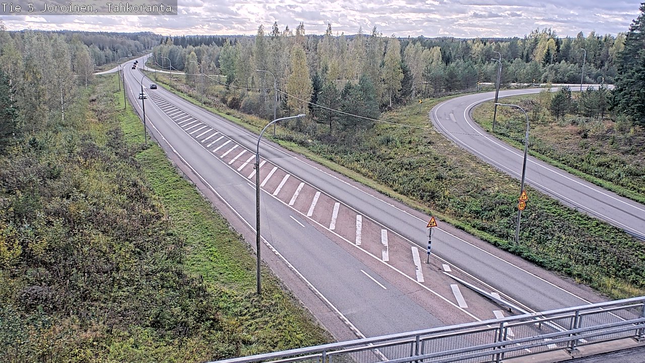 Weather Camera Image Road 5 Joroinen, Tahkoranta, Joroinen, Pohjois-Savo