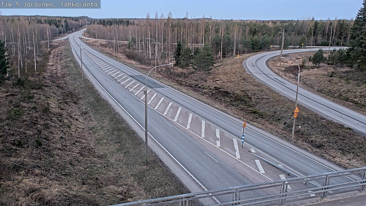 Weather Camera Image Väg 5 Jorois, Tahkoranta, Joroinen, Pohjois-Savo