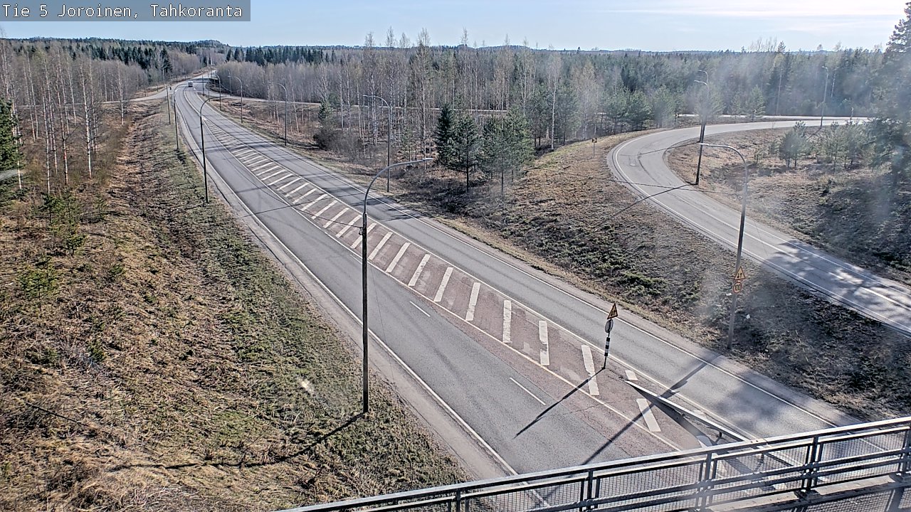 Weather Camera Image Väg 5 Jorois, Tahkoranta, Joroinen, Pohjois-Savo