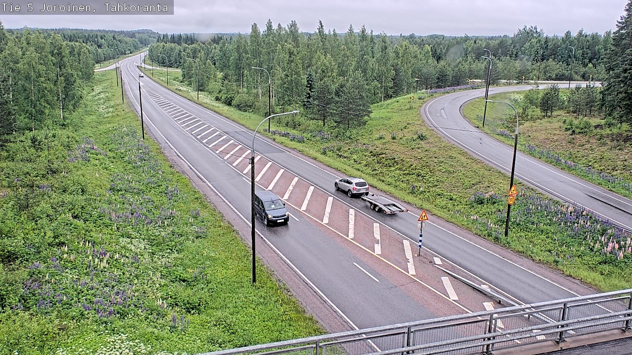 Weather Camera Image Väg 5 Jorois, Tahkoranta, Joroinen, Pohjois-Savo