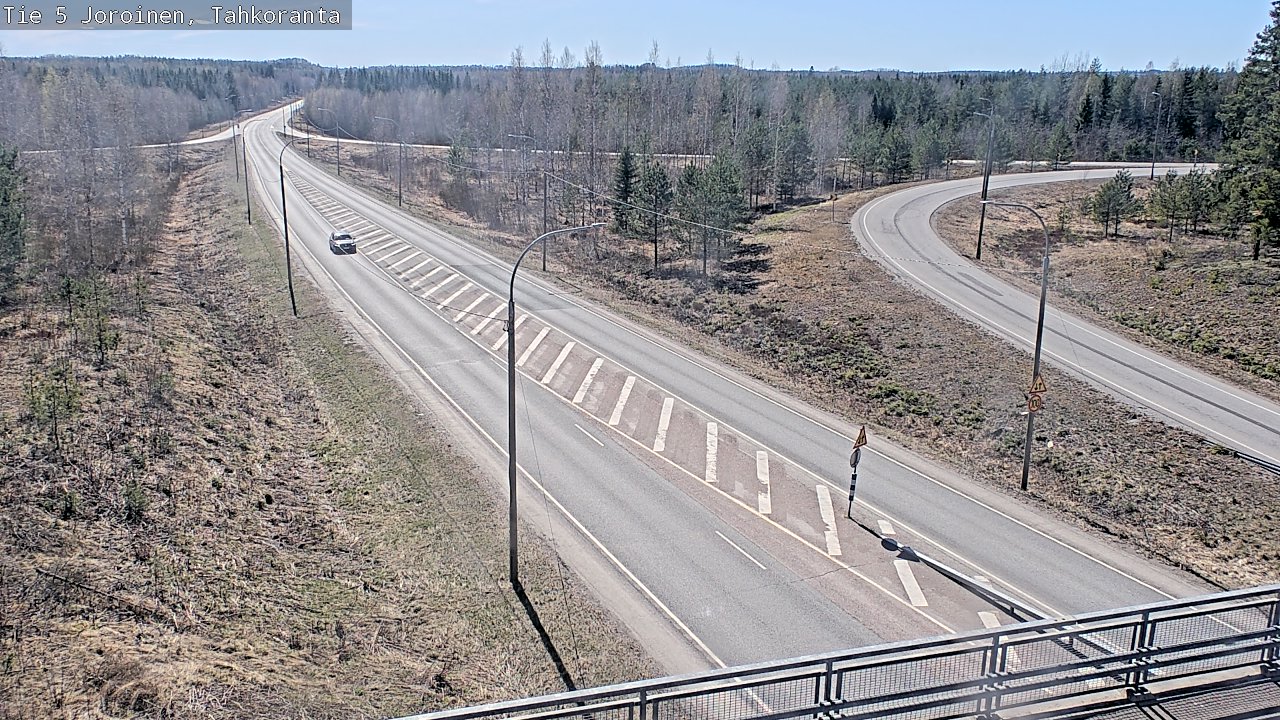 Weather Camera Image Väg 5 Jorois, Tahkoranta, Joroinen, Pohjois-Savo