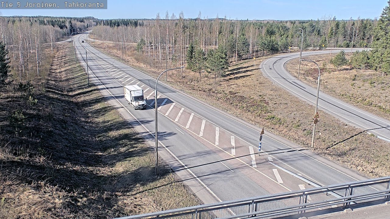 Weather Camera Image Väg 5 Jorois, Tahkoranta, Joroinen, Pohjois-Savo