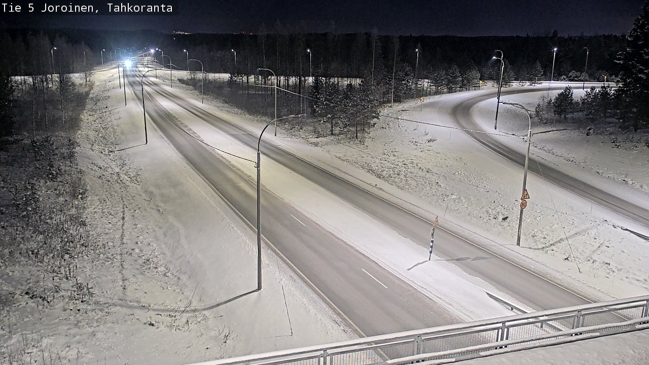 Weather Camera Image Väg 5 Jorois, Tahkoranta, Joroinen, Pohjois-Savo