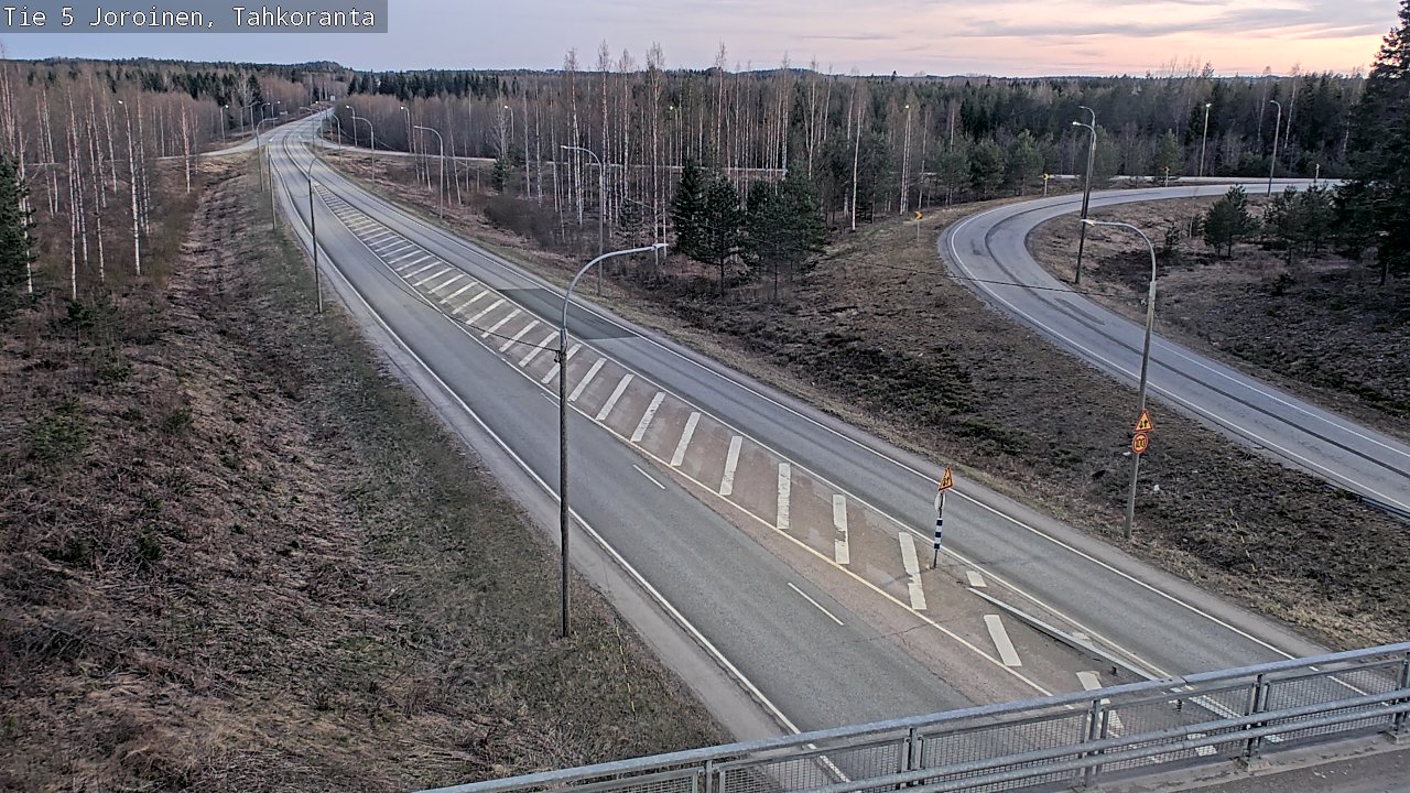 Weather Camera Image Väg 5 Jorois, Tahkoranta, Joroinen, Pohjois-Savo
