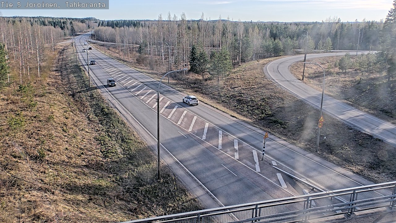 Weather Camera Image Väg 5 Jorois, Tahkoranta, Joroinen, Pohjois-Savo