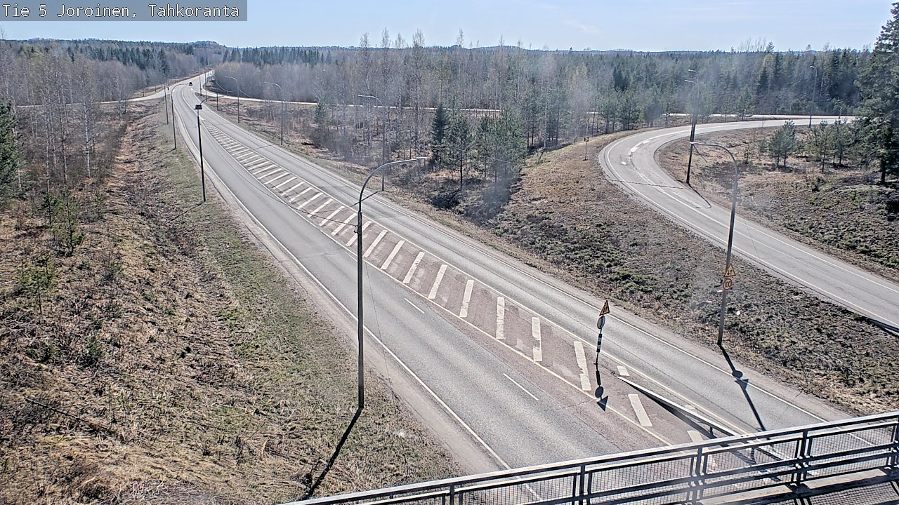 Weather Camera Image Väg 5 Jorois, Tahkoranta, Joroinen, Pohjois-Savo