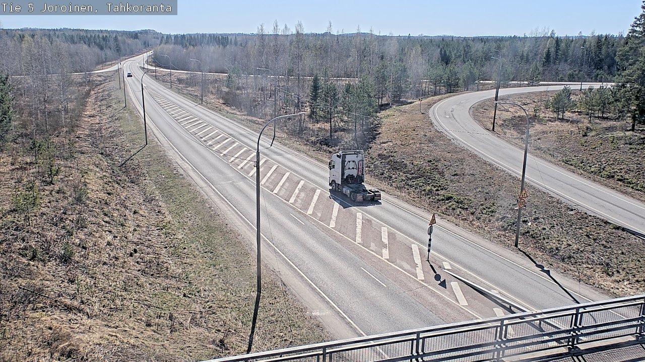 Weather Camera Image Väg 5 Jorois, Tahkoranta, Joroinen, Pohjois-Savo