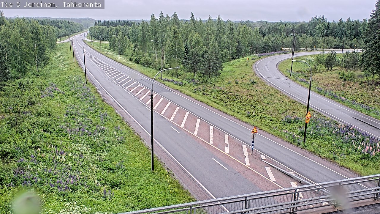 Weather Camera Image Väg 5 Jorois, Tahkoranta, Joroinen, Pohjois-Savo