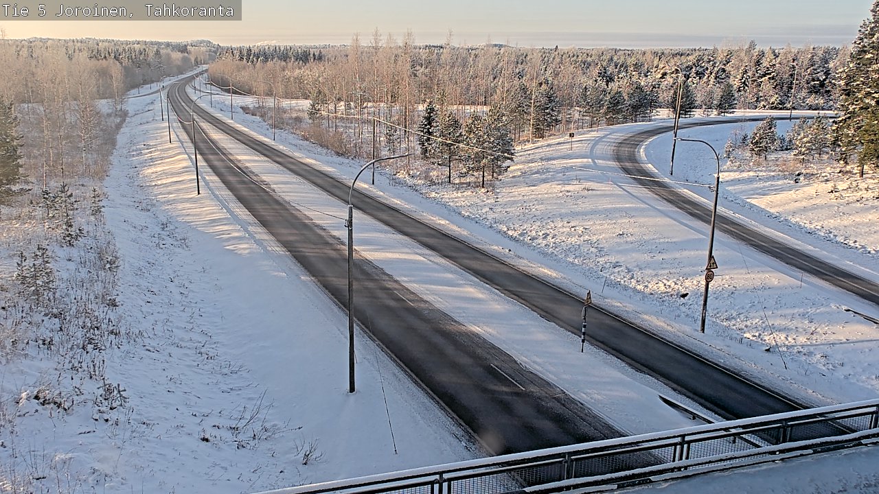 Weather Camera Image Road 5 Joroinen, Tahkoranta, Joroinen, Pohjois-Savo