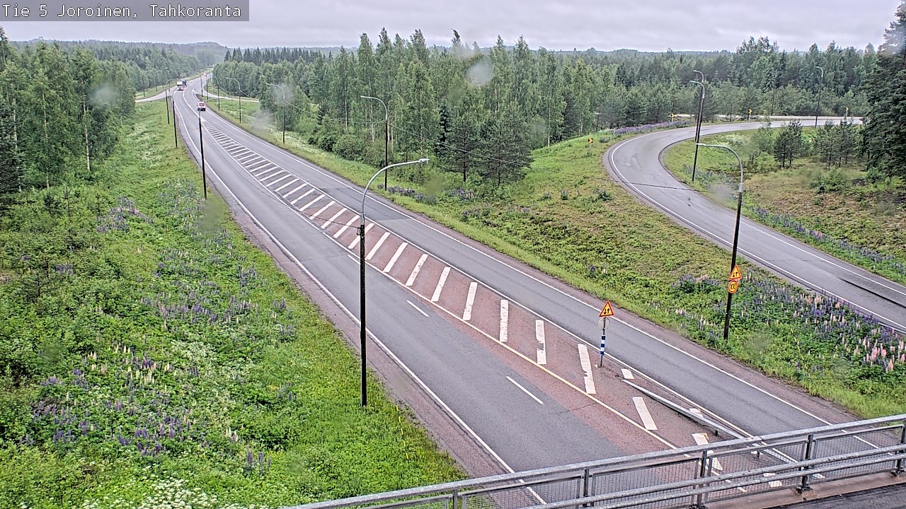 Weather Camera Image Väg 5 Jorois, Tahkoranta, Joroinen, Pohjois-Savo