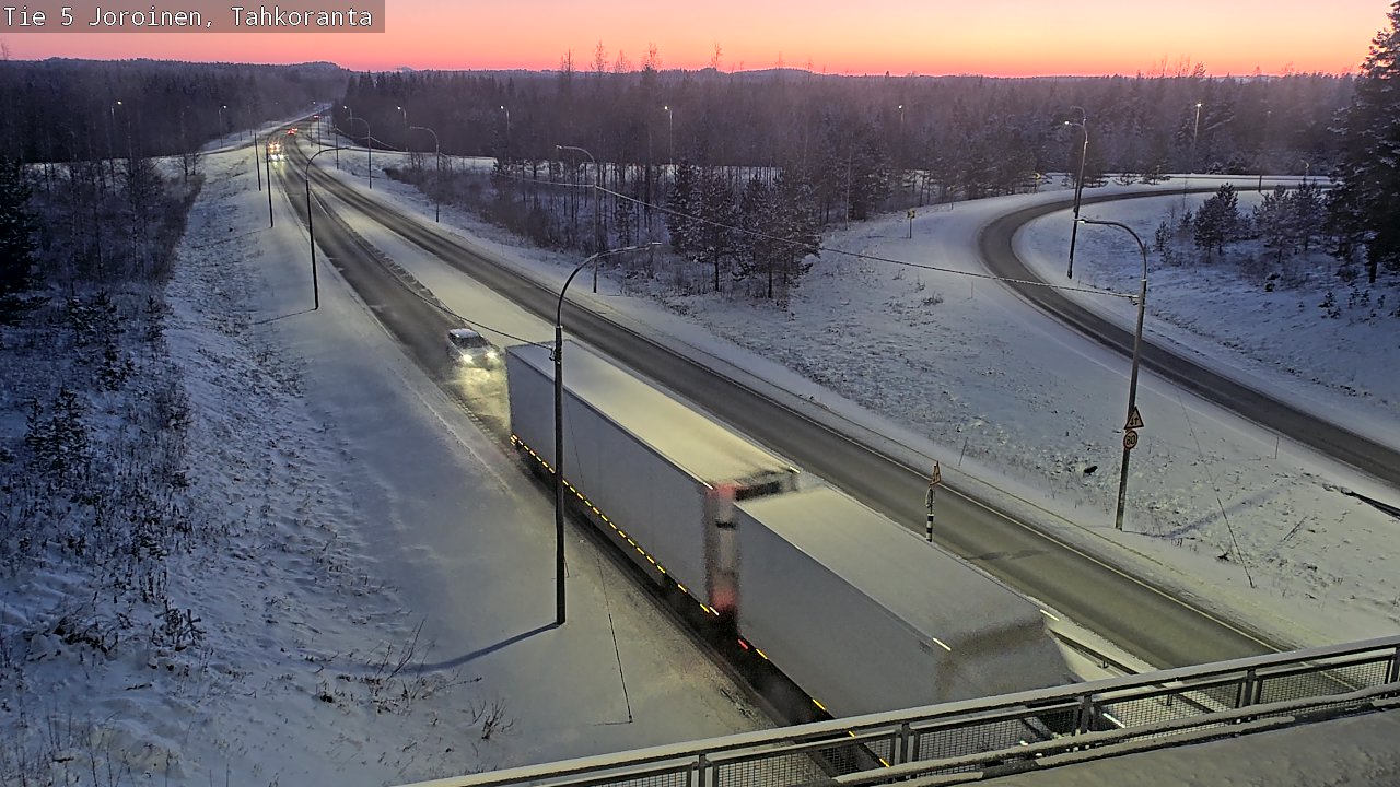 Weather Camera Image Road 5 Joroinen, Tahkoranta, Joroinen, Pohjois-Savo