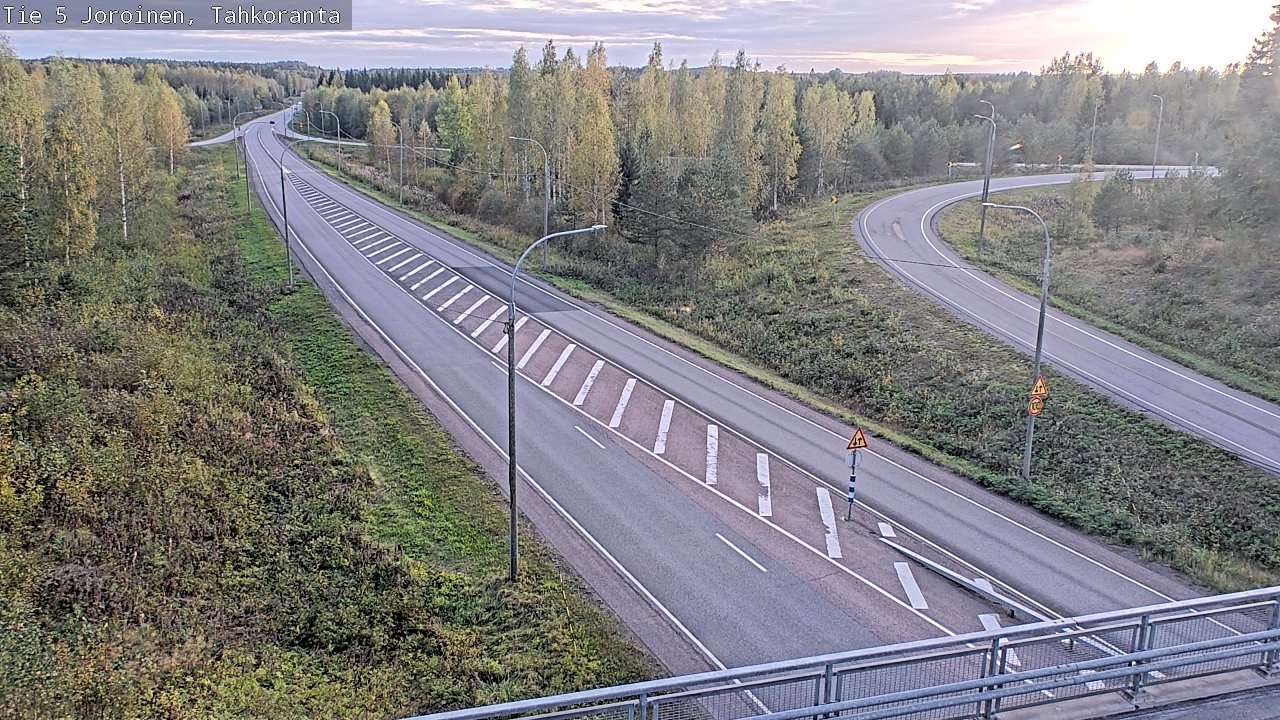 Weather Camera Image Road 5 Joroinen, Tahkoranta, Joroinen, Pohjois-Savo