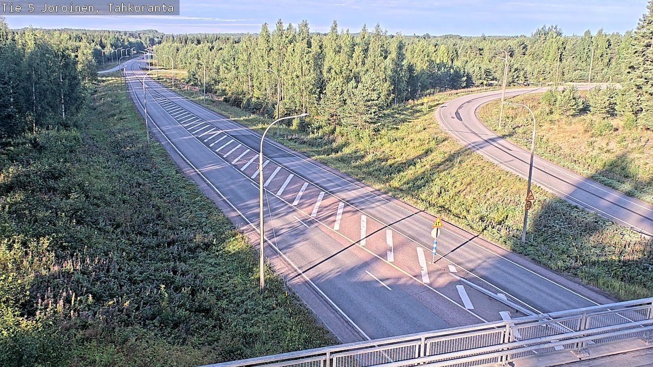 Weather Camera Image Väg 5 Jorois, Tahkoranta, Joroinen, Pohjois-Savo