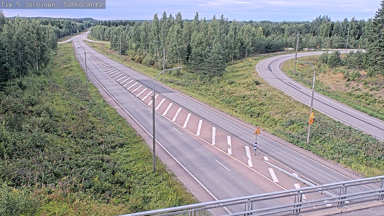 Weather Camera Image Väg 5 Jorois, Tahkoranta, Joroinen, Pohjois-Savo