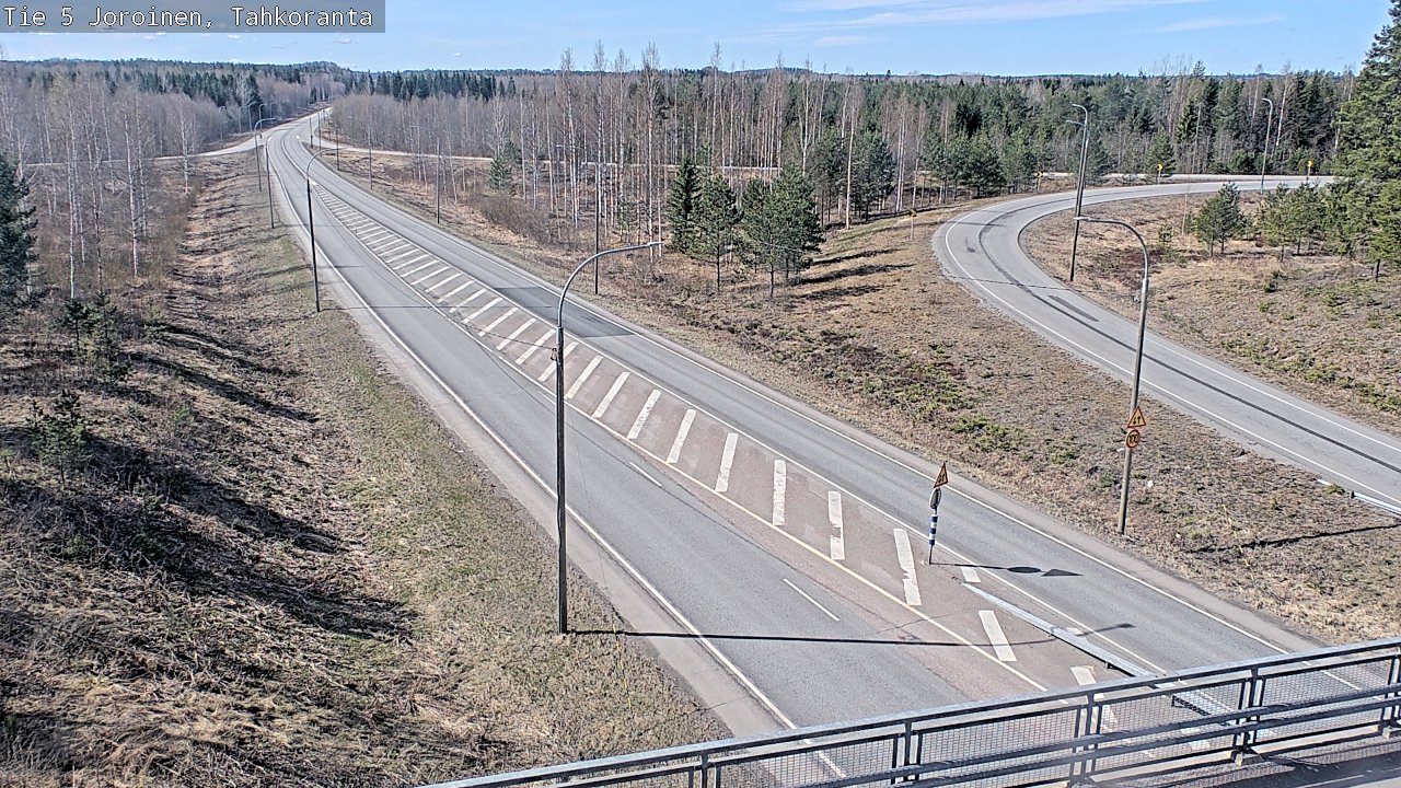Weather Camera Image Väg 5 Jorois, Tahkoranta, Joroinen, Pohjois-Savo