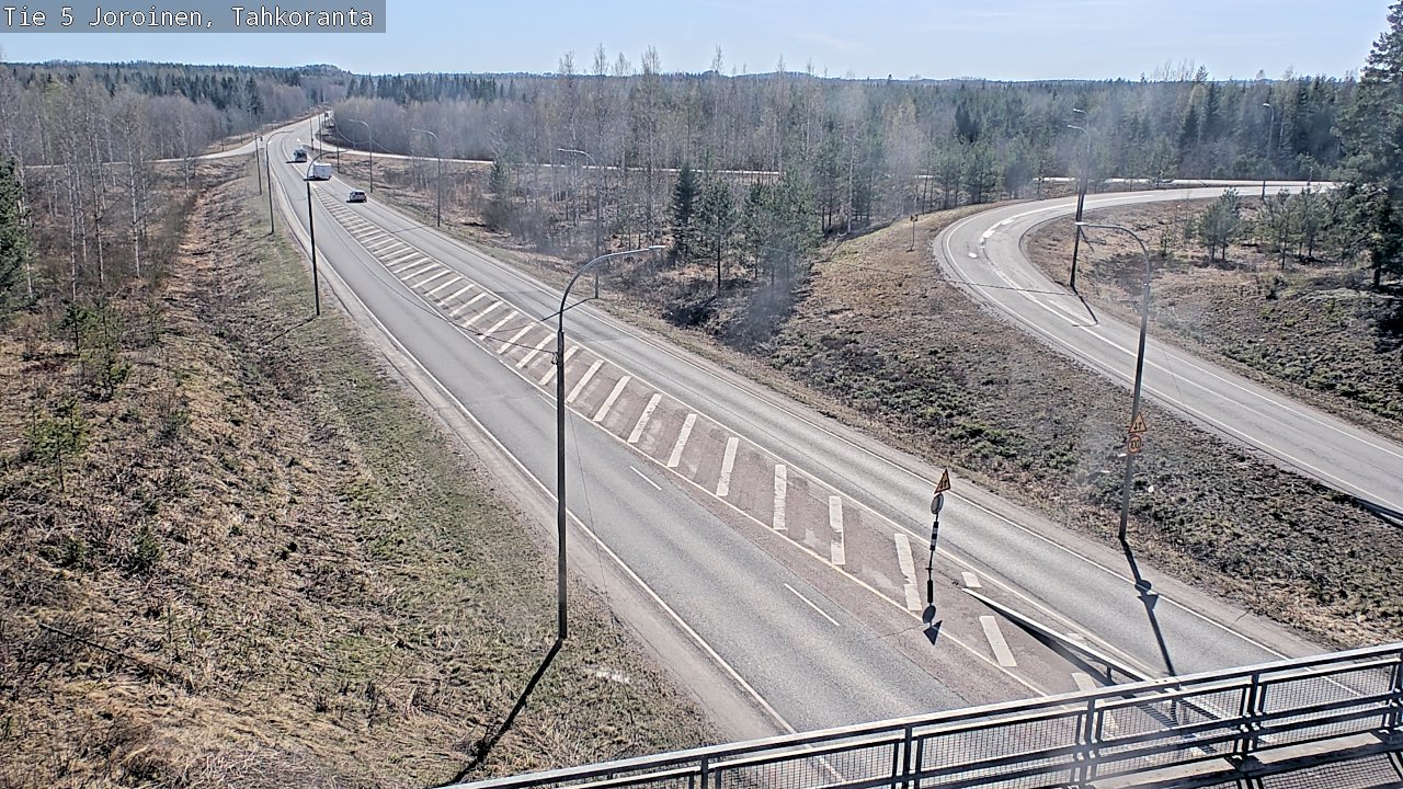 Weather Camera Image Väg 5 Jorois, Tahkoranta, Joroinen, Pohjois-Savo