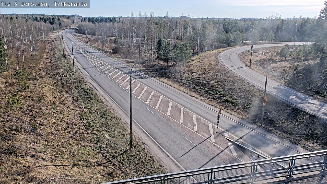 Weather Camera Image Väg 5 Jorois, Tahkoranta, Joroinen, Pohjois-Savo