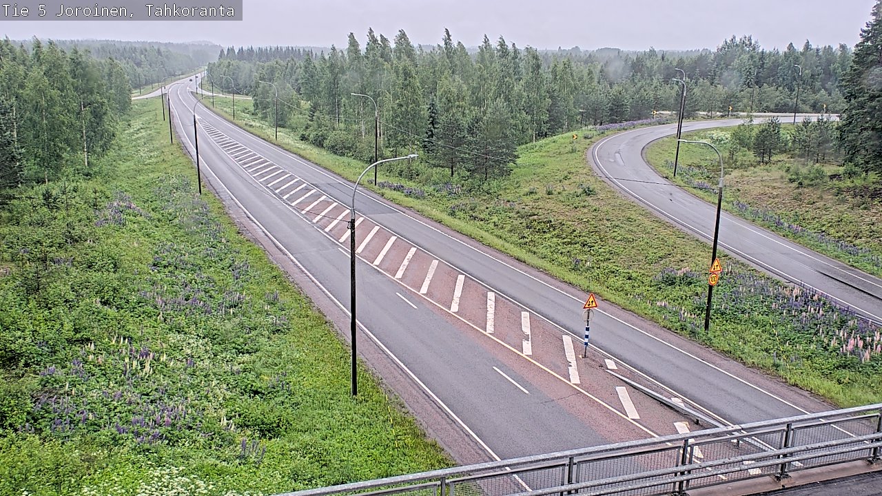 Weather Camera Image Väg 5 Jorois, Tahkoranta, Joroinen, Pohjois-Savo