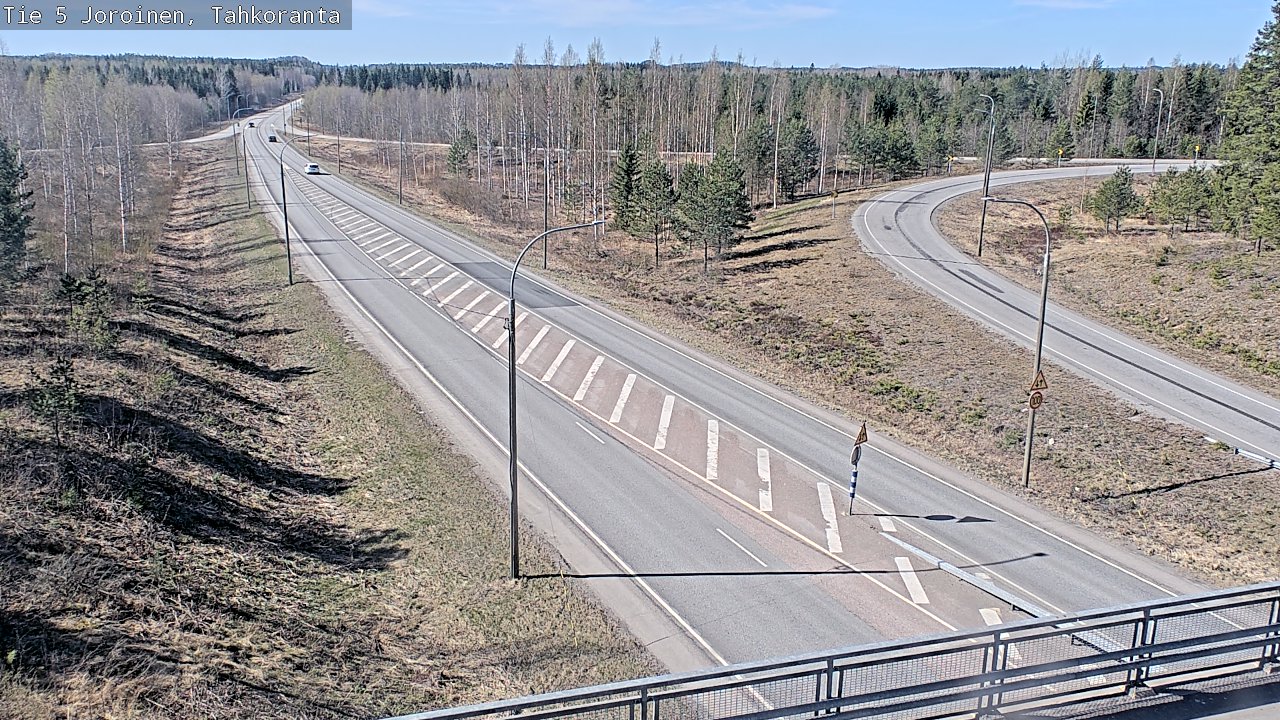 Weather Camera Image Väg 5 Jorois, Tahkoranta, Joroinen, Pohjois-Savo