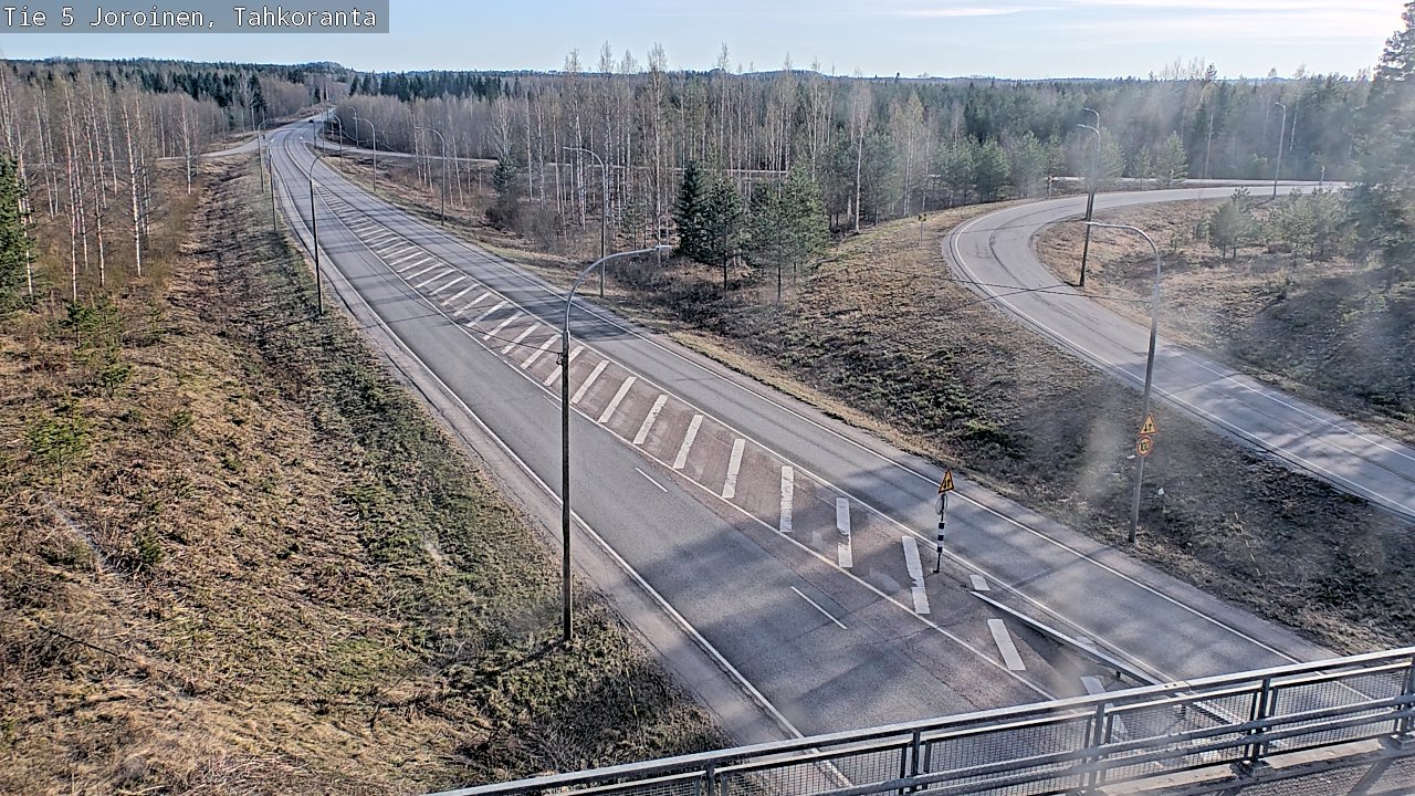 Weather Camera Image Väg 5 Jorois, Tahkoranta, Joroinen, Pohjois-Savo