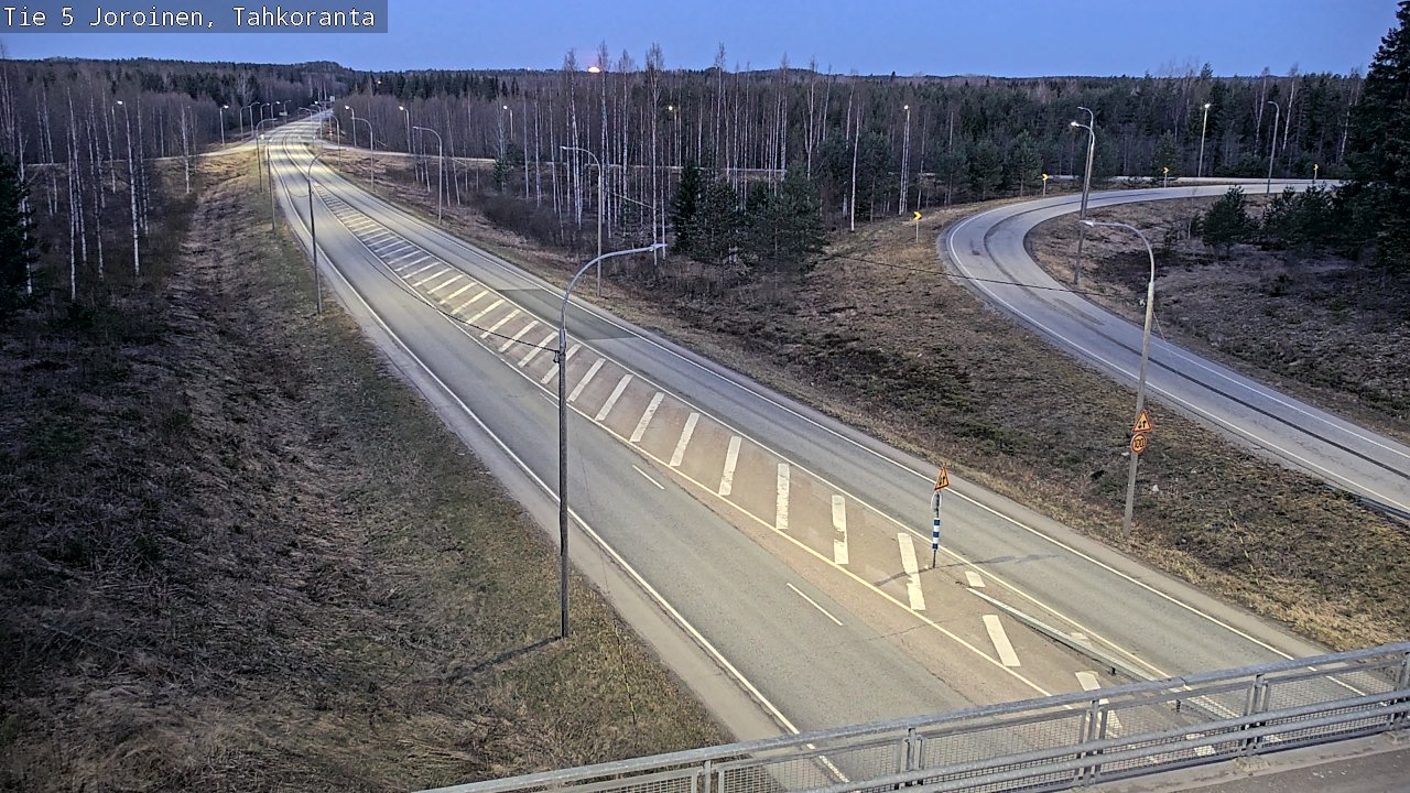 Weather Camera Image Väg 5 Jorois, Tahkoranta, Joroinen, Pohjois-Savo