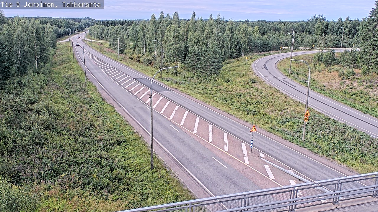 Weather Camera Image Väg 5 Jorois, Tahkoranta, Joroinen, Pohjois-Savo