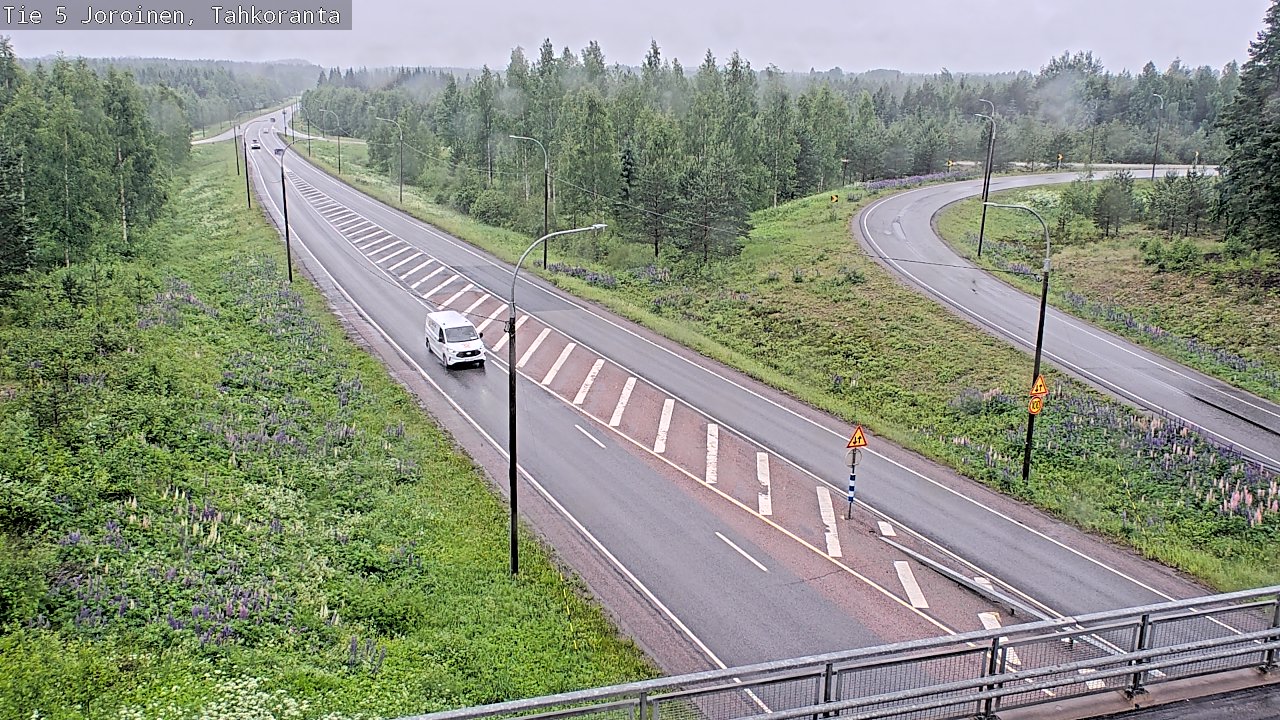 Weather Camera Image Väg 5 Jorois, Tahkoranta, Joroinen, Pohjois-Savo
