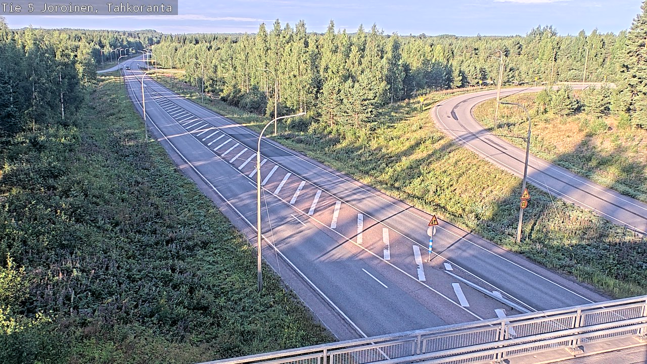 Weather Camera Image Väg 5 Jorois, Tahkoranta, Joroinen, Pohjois-Savo