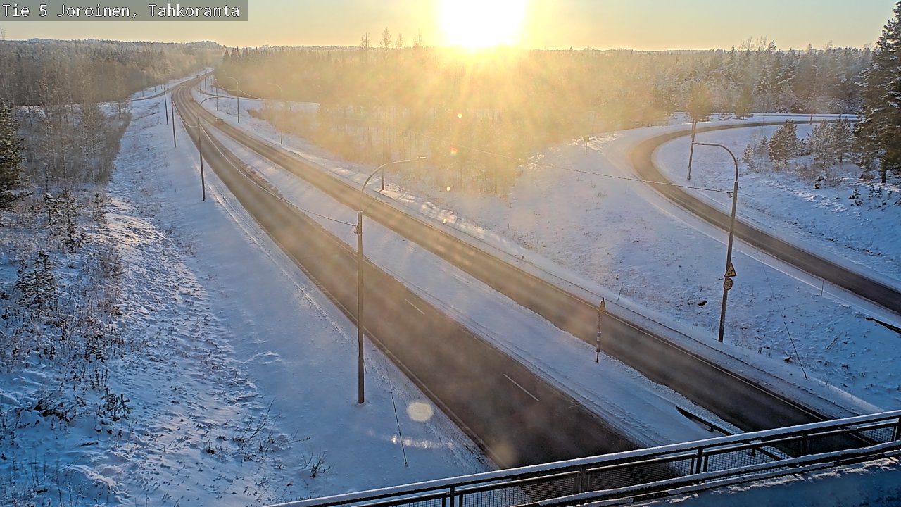 Weather Camera Image Road 5 Joroinen, Tahkoranta, Joroinen, Pohjois-Savo