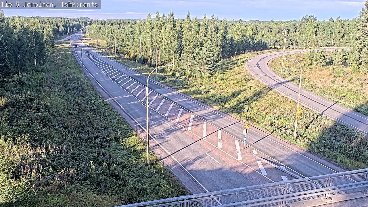 Weather Camera Image Väg 5 Jorois, Tahkoranta, Joroinen, Pohjois-Savo