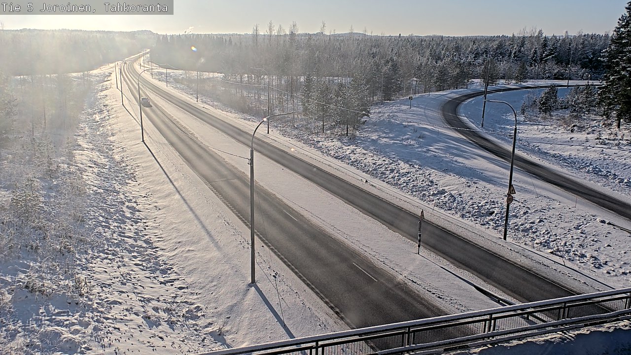 Weather Camera Image Road 5 Joroinen, Tahkoranta, Joroinen, Pohjois-Savo