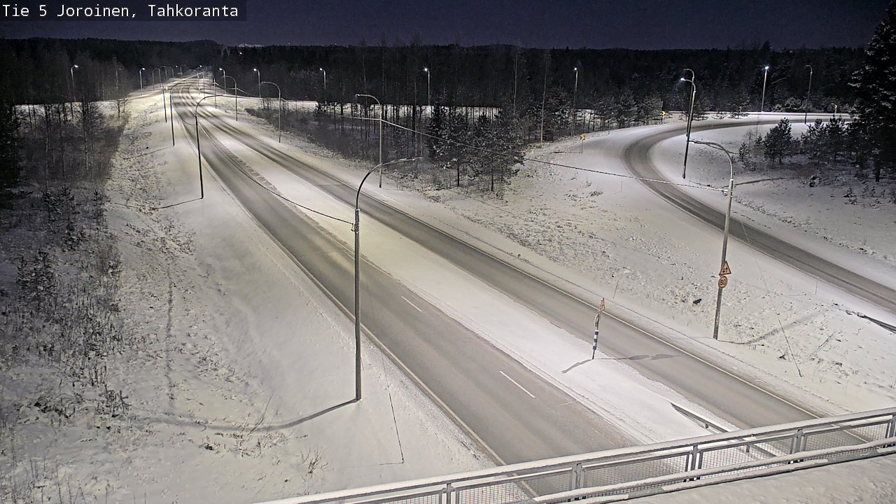 Weather Camera Image Road 5 Joroinen, Tahkoranta, Joroinen, Pohjois-Savo