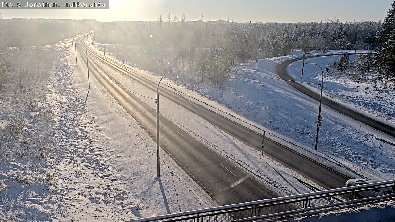 Weather Camera Image Road 5 Joroinen, Tahkoranta, Joroinen, Pohjois-Savo