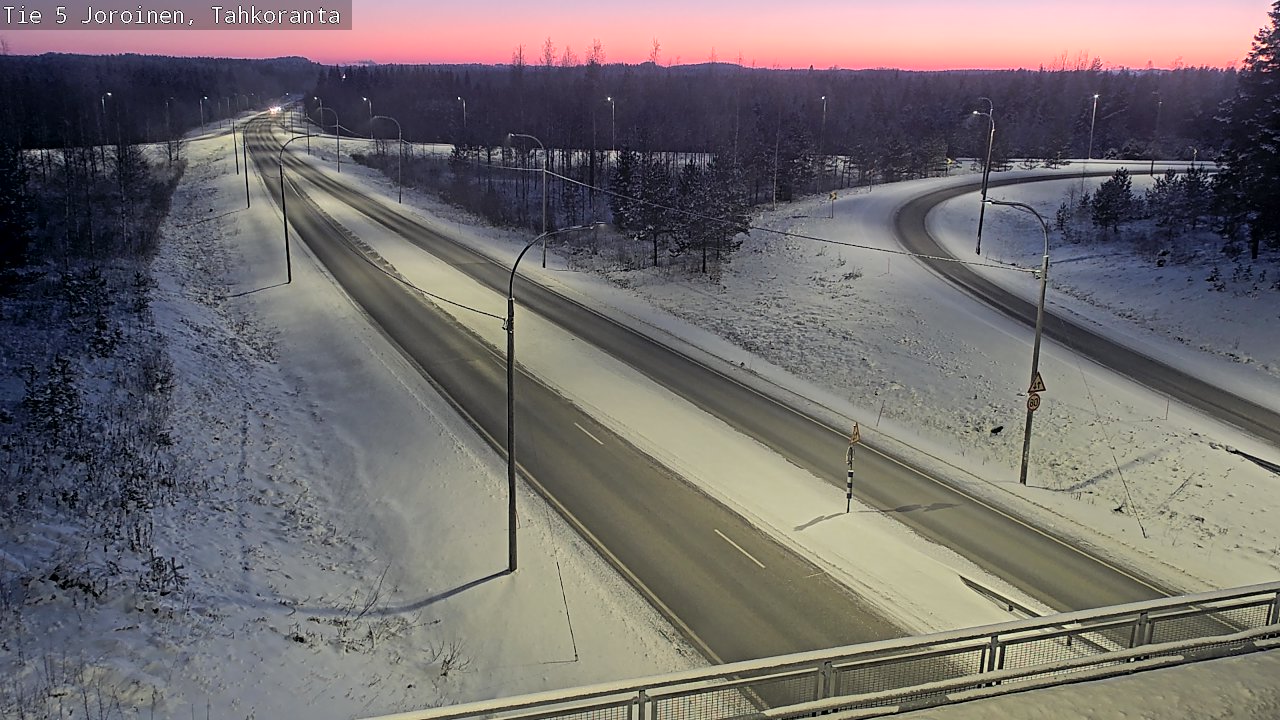 Weather Camera Image Road 5 Joroinen, Tahkoranta, Joroinen, Pohjois-Savo